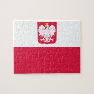 Puzzle Emblema de bandera polaca - Polska Polonia - Herb 