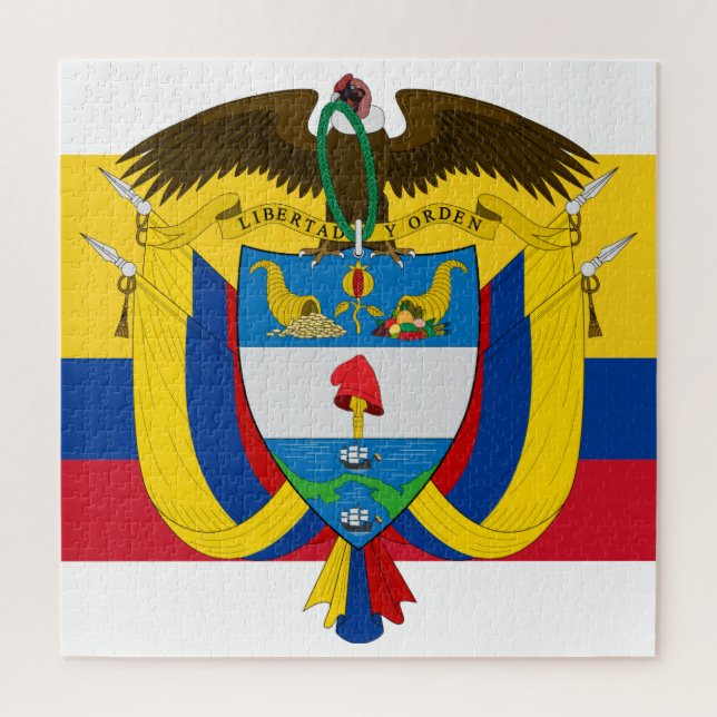 Puzzle emblema de colombia (Vertical)