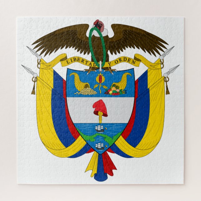 Puzzle emblema de colombia (Vertical)