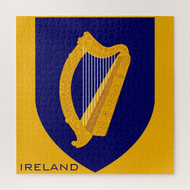 Puzzle emblema de irlanda (Vertical)