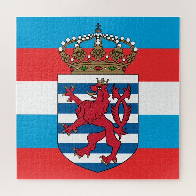 Puzzle emblema de luxemburgo (Horizontal)