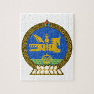 Puzzle Emblema del estado de Mongolia