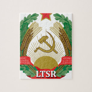 Puzzle Emblema del SSR lituano - Lietuvos TSR Herbas