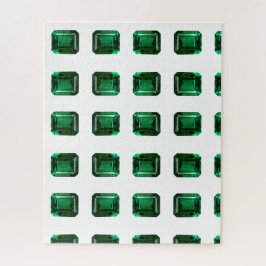Puzzle Emerald Gemstone Green