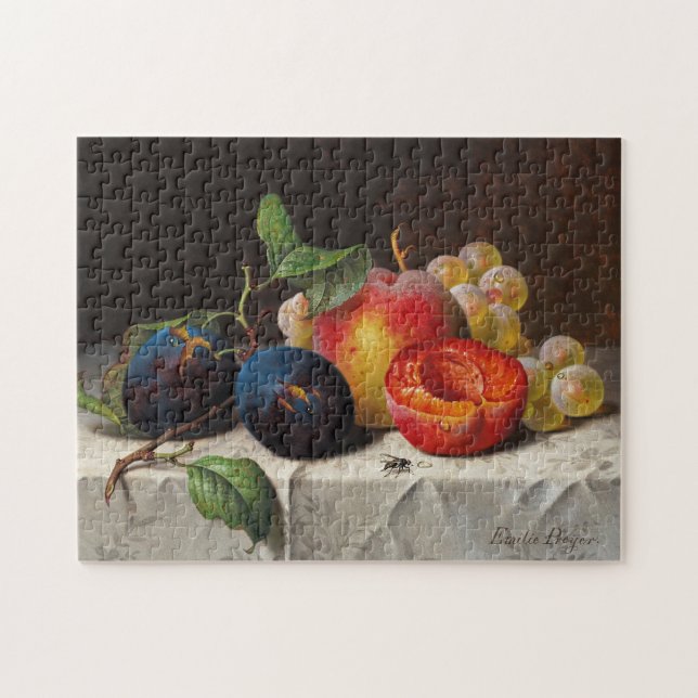 Puzzle Emilie Preyer: Frutas y mosca (Horizontal)