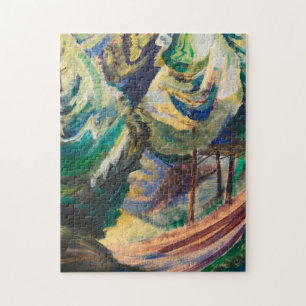 Puzzle Emily Carr Path Entre Los Pinos El Paisaje Canadie
