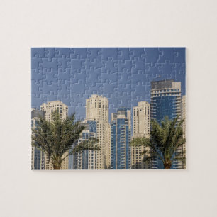 Puzzle Emiratos Árabes Unidos, Dubai. Torres de Jumeirah