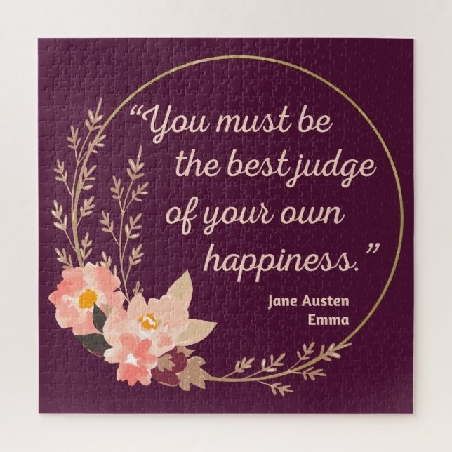 Puzzle Emma De Jane Austen Cita I - Estilo Cuto (Vertical)