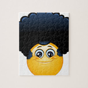 Puzzle emoji afro
