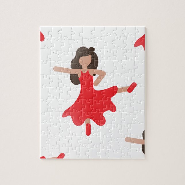 Puzzle emoji de bailarín (Vertical)