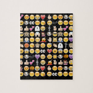 Puzzle emoji de halloween