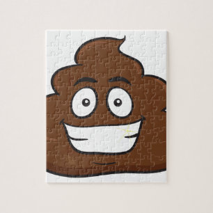 Puzzle emoji de poop divertida