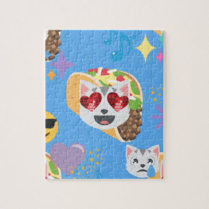 Puzzle emoji de taco cat