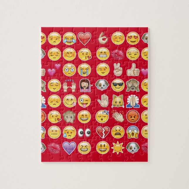Puzzle emoji roja (Vertical)