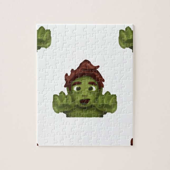 Puzzle emoji zombie man (Vertical)