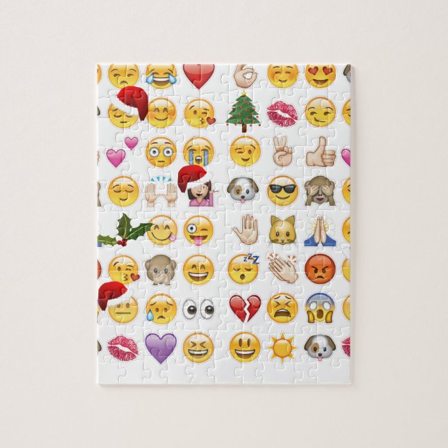 Puzzle emojis navidades (Vertical)