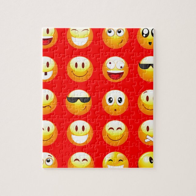 Puzzle emojis rojas (Vertical)