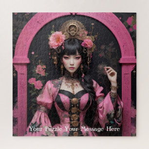 Puzzle Emperatriz rosa del mundo de las mariposas