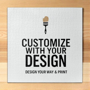 Puzzle Empresa con marca personalizada minimalista person