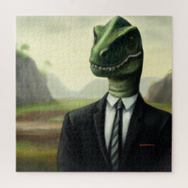 Puzzle Empresario de dinosaurios prehistóricos, generada 