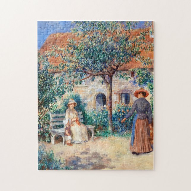 Puzzle En Bretaña, por Pierre-Auguste Renoir (Vertical)