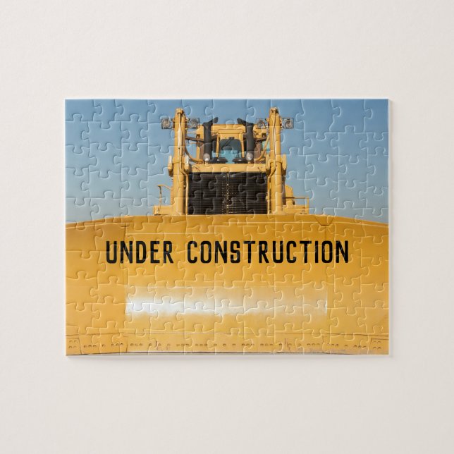Puzzle En construcción bulldozer (Horizontal)