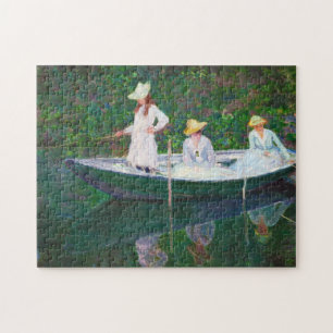 Puzzle En el barco noruego en Giverny Claude Monet