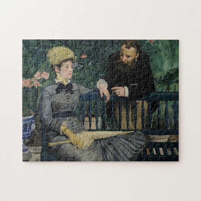 Puzzle En el Conservatorio | Édouard Manet (Horizontal)