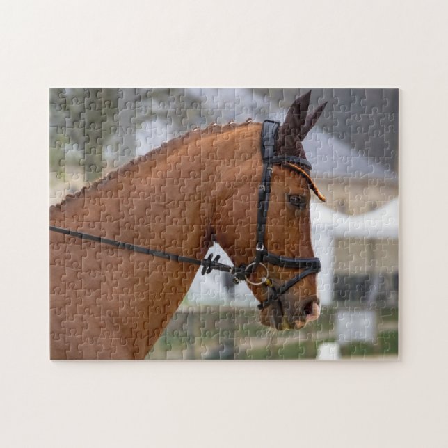 Puzzle En el Horse Show (Horizontal)
