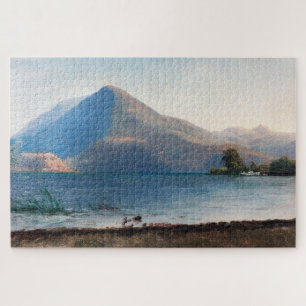 Puzzle En el Hudson, Albert Bierstadt