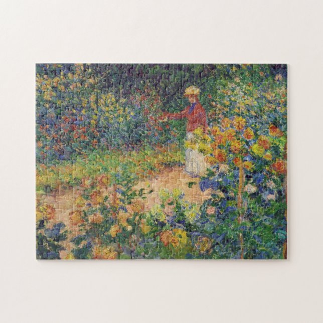 Puzzle En el jardín, Monet (Horizontal)