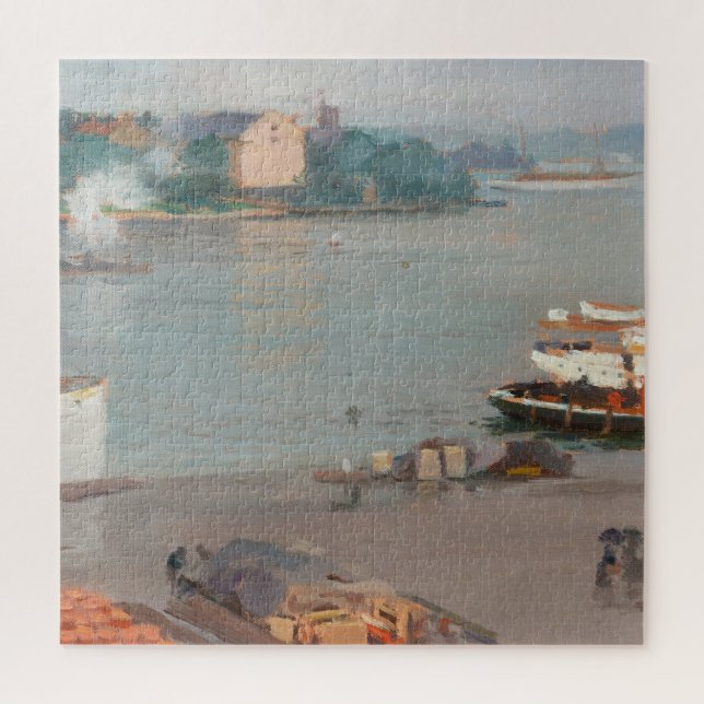 Puzzle En el muelle | William Blair Bruce (Vertical)