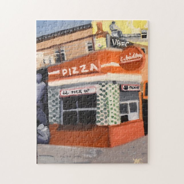 Puzzle En el paseo marítimo (Vertical)