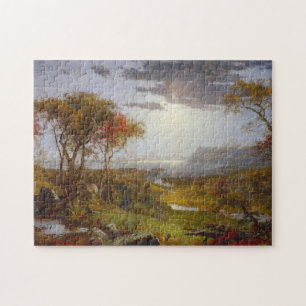 Puzzle En el río Hudson, 1860 (aceite en lona)