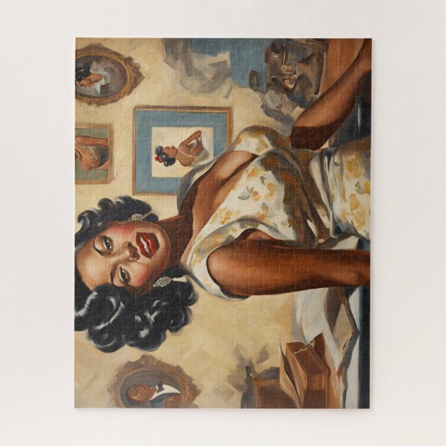 Puzzle En el salón (Vertical)