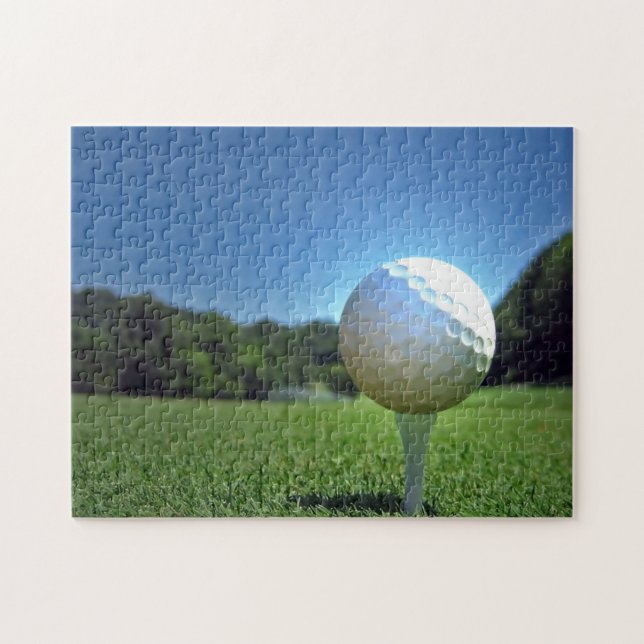 Puzzle En El Tee Golf (Horizontal)