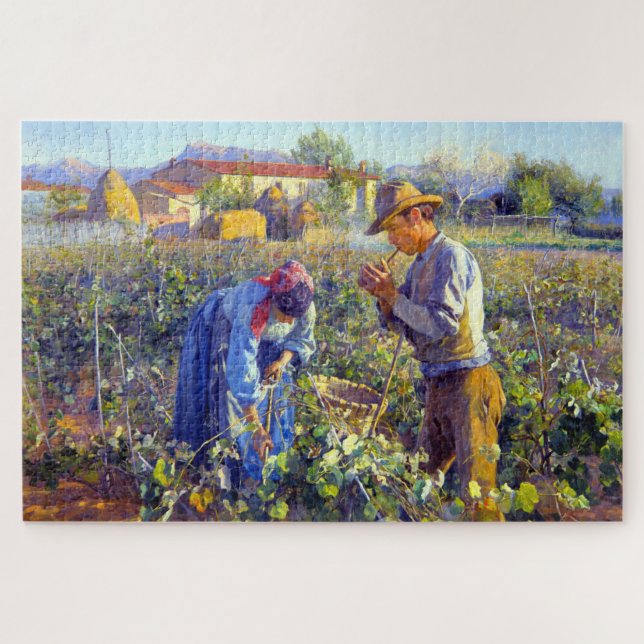 Puzzle En el viñedo Elin Danielson-Gambogi 1898 (Horizontal)