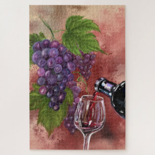 Puzzle En El Vino Hay Verdad - Dibujar Colección De Arte 
