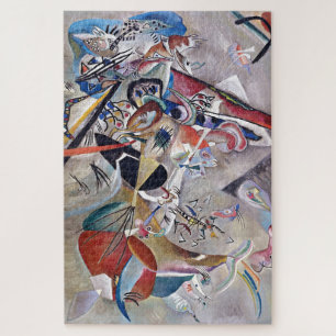 Puzzle En Gray Kandinsky arte abstracto moderno
