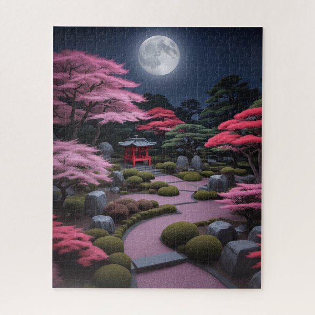 Puzzle En Japón, los jardines están a menudo diseñados co (Vertical)