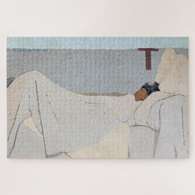 Puzzle En la cama, Edouard Vuillard (Horizontal)