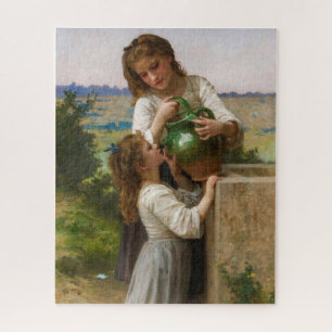 Puzzle En la Fuente: William Adolphe Bouguereau