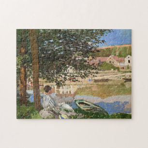 Puzzle En la orilla del Sena por Monet