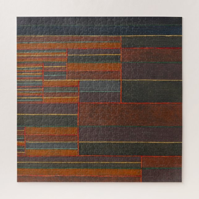 Puzzle En los actuales seis umbrales, Paul Klee, resumen (Vertical)