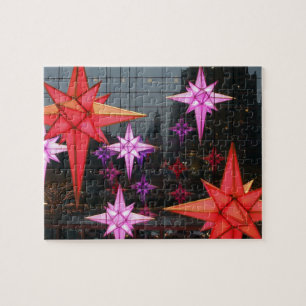 Puzzle En New York City. Decoración del navidad dentro