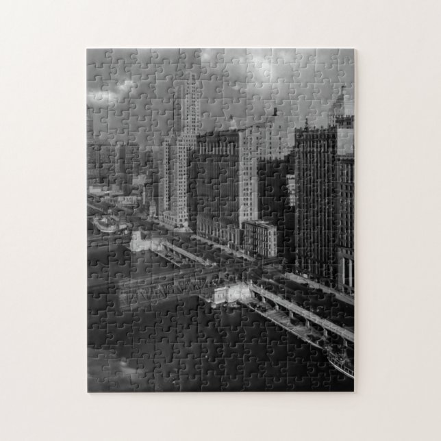 Puzzle En noviembre de 1939:  La ciudad de Chicago (Vertical)