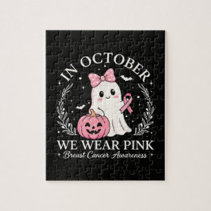 Puzzle En Octubre Nosotros Vestimos Fantasma Rosa de Hall