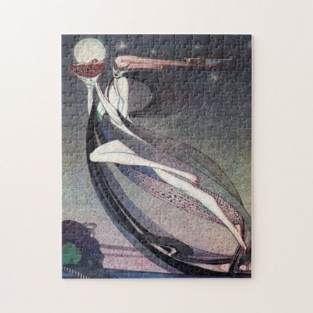 Puzzle En Polvo y Crinolina Por Kay Nielsen (Vertical)