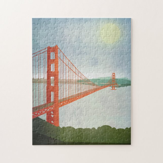 Puzzle En puente Golden Gate (Vertical)