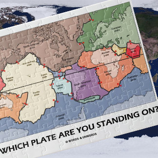 Puzzle ¿En Qué Placa Estás Parado? (Tectónica de placas)